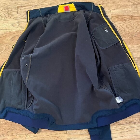 Nike TEAM Authentic Cal Berkeley Bears Men's M Full Zip Jacket Navy Gold Logo - Picture 8 of 13